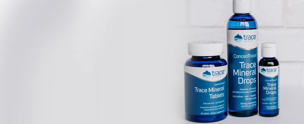 Trace Minerals ConcenTrace Drops | 72+ Minerals, Ionic Liquid Magnesium, Chloride, Potassium | Low Sodium | Energy, Electrolytes, Hydration | 96 Day Supply, 8 fl oz (Pack of 1) - ConcenTrace Minerals