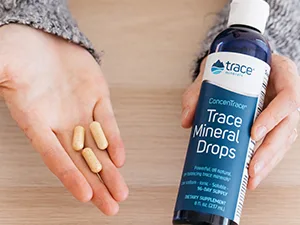 Trace Minerals ConcenTrace Drops | 72+ Minerals, Ionic Liquid Magnesium, Chloride, Potassium | Low Sodium | Energy, Electrolytes, Hydration | 96 Day Supply, 8 fl oz (Pack of 1) - ConcenTrace Minerals