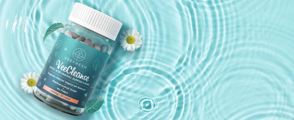 VeeFresh - VeeCleanse Boric Acid Vaginal Suppositories - Vaginal pH Balance Suppositories - Vaginal Odor Control - Feel Fresh, Feminine and Confident - product information 10