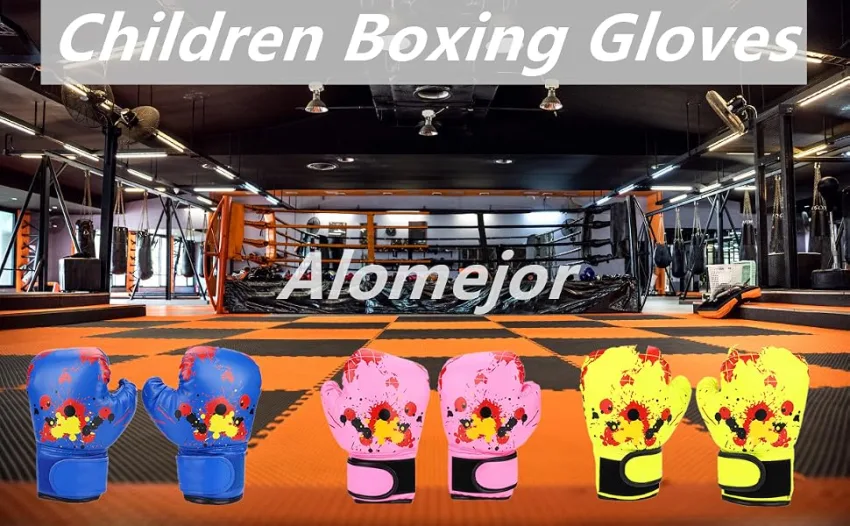 Children Boxing Gloves PU Children Sparring and Training Boxing Gloves for Age 2-11 Years (Blue) - product information 2