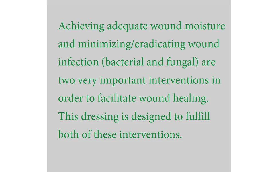 Silver Alginate (Antibacterial Alginate with Silver) 4.25"x4.25" Sterile 10 Wound Dressings Per Box (1 Box) Areza Medical - product information 5
