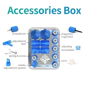 Speed Cube,Professional Magic Cube 3x3x3 of Moyu Weilong WCA Record are Designed specifically for Professional Players to use in competitions (2.2inches) Professional Speed Cube - Accessories Box