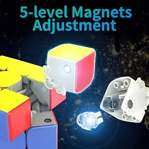 Speed Cube,Professional Magic Cube 3x3x3 of Moyu Weilong WCA Record are Designed specifically for Professional Players to use in competitions (2.2inches) Professional Speed Cube - technological advantage