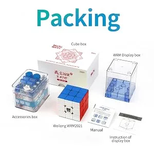 Speed Cube,Professional Magic Cube 3x3x3 of Moyu Weilong WCA Record are Designed specifically for Professional Players to use in competitions (2.2inches) Professional Speed Cube - What
