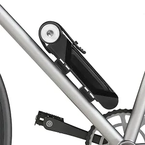 BIGLUFU Bike Lock Bicycle Scooter Motorcycle Folding Locks with 4Keys, Fold Chain Heavy Duty Alloy Steel Foldable Lock with Mounting Bracket 2pc Straps, 86cm/34" Unfolding, 1.92 lbs (1 Pack) - product information 3