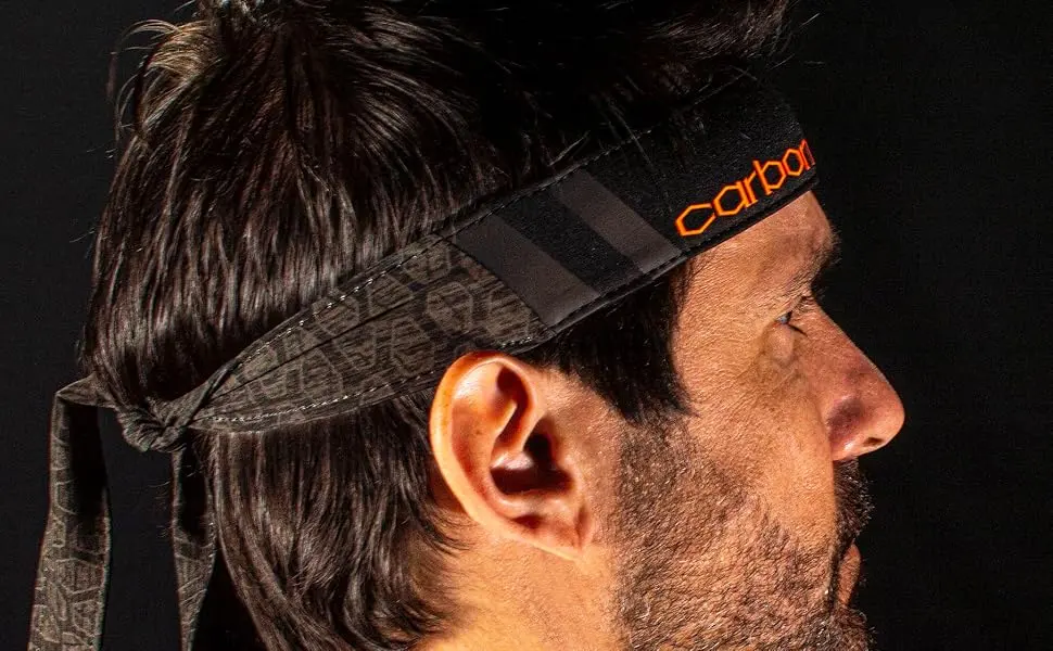 CRBN Carbon Paintball SC Headband Grey - Carbon Paintball Head Band - Paintball Sandana