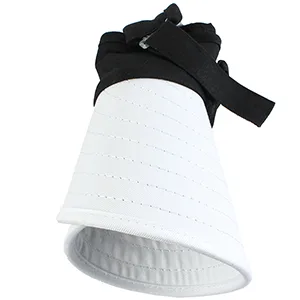 Sun Visor Hats Women Large Brim Summer UV Protection Beach Cap Black - FOLD