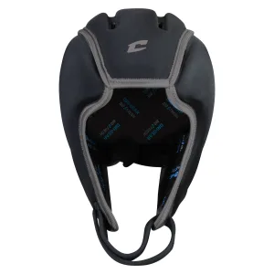 CHAMPRO 7 on 7 Series Soft Shell Headgear, Black and Graphite Large - image