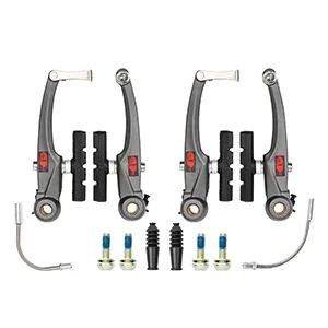 CNC Mountain Bike V Brake Set, Bicycle V Brake for Front/Rear - 2 Pairs