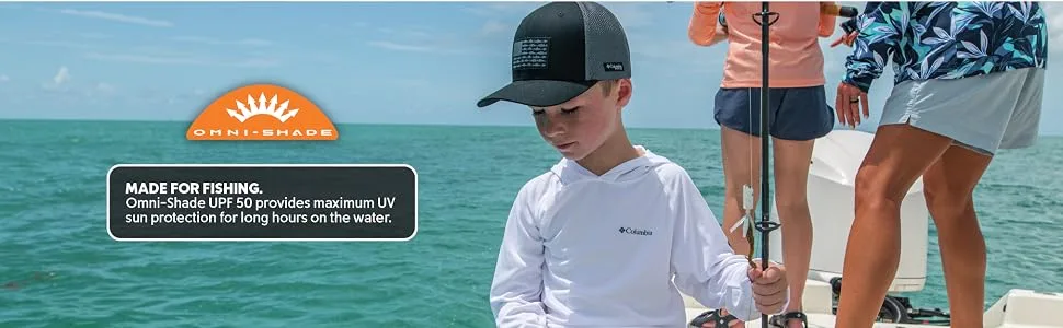 Columbia Boys' Backcast Short Black Large - Boys shorts with sun protection - Omni-Shade UPF 50