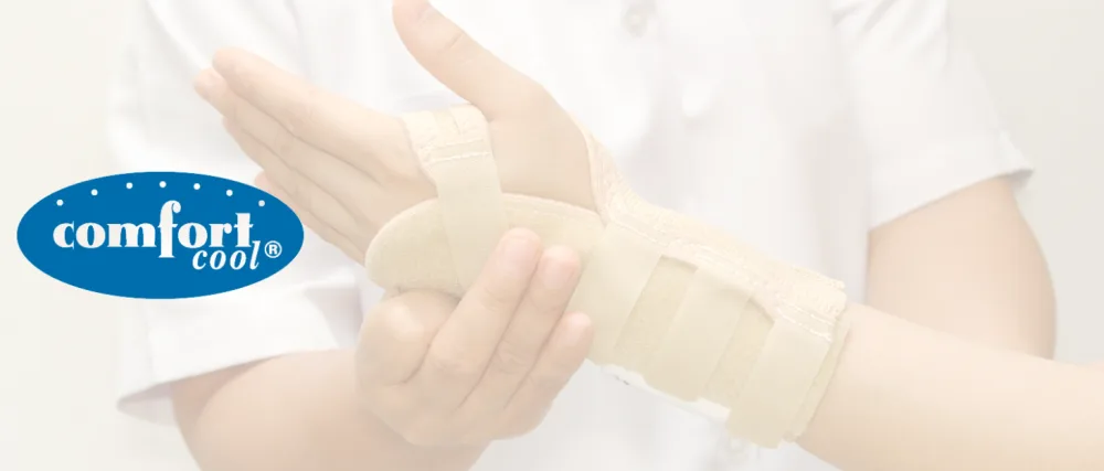 Comfort Cool Thumb CMC Restriction Splint, Left Large 8" to 9" 1 Count (Pack of 1) - comfort cool