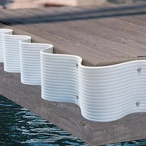 Dock Edge + Air Cushion Profile Corner Outside Premium Dock Guard Black - dockushion