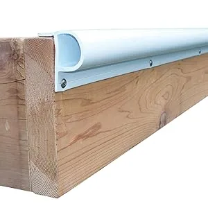 Dock Edge + Air Cushion Profile Corner Outside Premium Dock Guard Black - fungicides