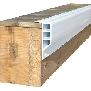 Dock Edge + Air Cushion Profile Corner Outside Premium Dock Guard Black - uv inhibitor