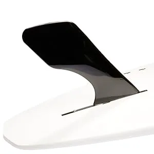 DORSAL Rudder Surf Fins for SUP Longboard Surfboard Center D-Fin Black 8.5" Polycarbonate - Dorsal hatchet