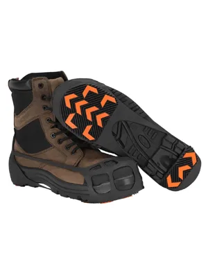 Due North GripPro Spikeless Ice Cleats - Perfect for Transitioning Between Indoor/Outdoor Surfaces - 22 Hi-Vis Chevrons for Maximum Grip S/M - product information 2