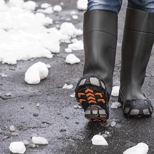 Due North GripPro Spikeless Ice Cleats - Perfect for Transitioning Between Indoor/Outdoor Surfaces - 22 Hi-Vis Chevrons for Maximum Grip S/M - product information 6