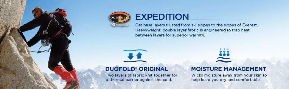 Duofold Men's Heavyweight Double-Layer Thermal Shirt X-Large Black - product information 2
