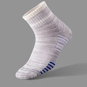 FEIDEER Men's Hiking Walking Socks, Multi-Pack Wicking Cushioned Outdoor Recreation Hiking Socks Black - Quarter 12.5-15 - product information 6