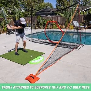 GoSports Shank Net Attachment for Golf Hitting Nets, Black - golf net