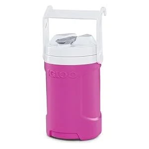 Igloo 1/2 Gallon Sport Jug with Hanging Hooks 1/2 Gallon Red/White - 1/2 Gallon