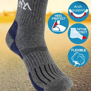 innotree 3 Pack Men's Full Cushioned Hiking Walking Socks, Quarter Crew Socks Men's Quarter - product information 20