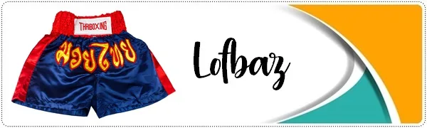 LOFBAZ Kid Muay Thai Boxing Shorts Kick Boxing Trunks Satin Size 2XS-M Small Pink & Blue - product information 1