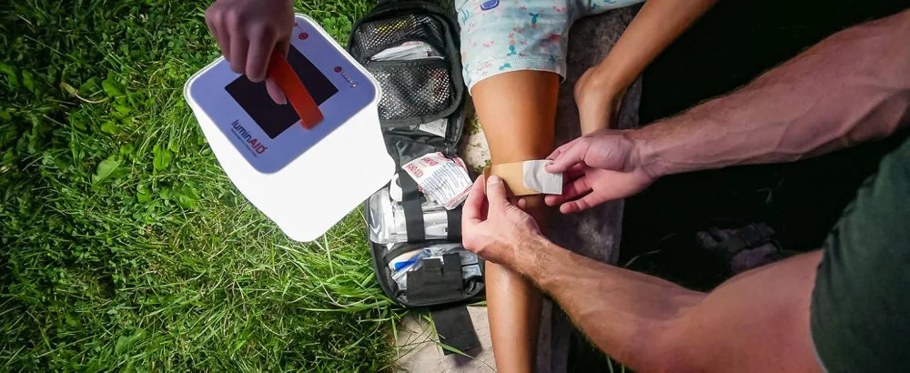 LuminAID PackLite Nova USB Solar Inflatable Waterproof Light Bright White - Emergency Kit Solar Lantern