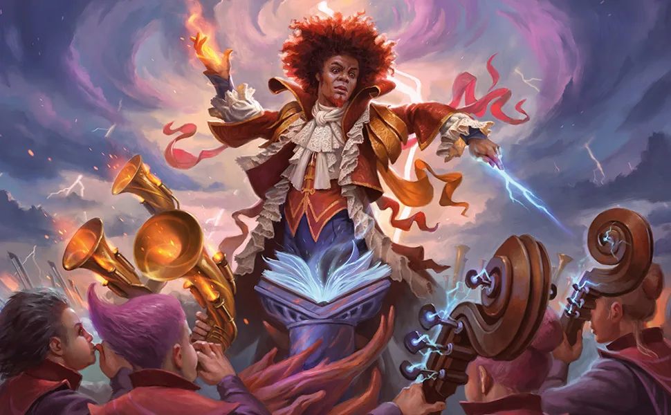 Magic The Gathering Strixhaven Commander Deck  Prismari Performance (Blue-Red) - Zaffai, Thunder Conductor