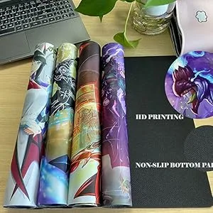 New Mlikemat Playmat Blue-Eyes Ultimate Dragon TCG CCG Trading Card Game Mat Free Bag - Detail image