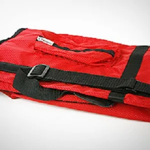 Orlimar 7 Sunday Bag, Lightweight Practice Carry Golf Bag Red - Orlimar Sunday Golf Bag folded