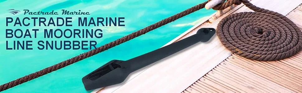 Pactrade Marine Dock Line 5/8" Boat Mooring Line Snubbers for Marine Mooring Rope - product information 8