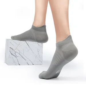 Compression Running Ankle Socks Low Cut(6 Pairs) for Men & Women Black (6 Pairs) Large-X-Large - compression socks women
