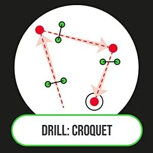 PuttOut Pro Putting Gates (3 Gate Sizes and Protective Pouch) - Croquet