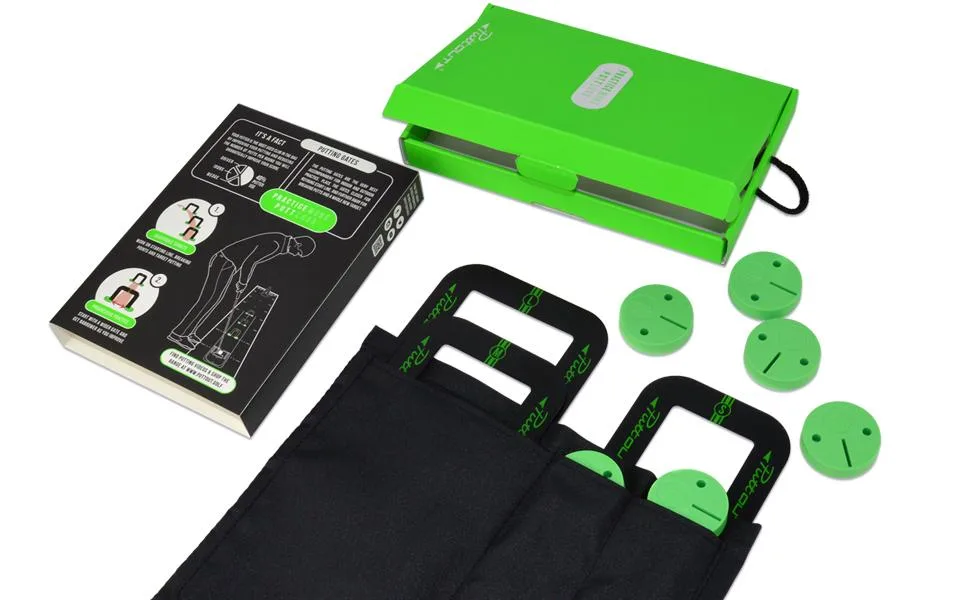 PuttOut Pro Putting Gates (3 Gate Sizes and Protective Pouch) - Putting gate set