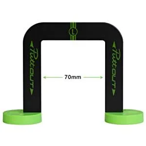 PuttOut Pro Putting Gates (3 Gate Sizes and Protective Pouch) - Puttout Large Gate