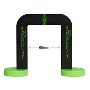 PuttOut Pro Putting Gates (3 Gate Sizes and Protective Pouch) - PuttOUT Medium Gate