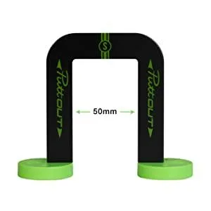 PuttOut Pro Putting Gates (3 Gate Sizes and Protective Pouch) - PuttOUT Small Gate