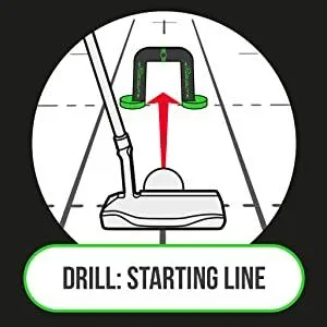 PuttOut Pro Putting Gates (3 Gate Sizes and Protective Pouch) - Starting Line