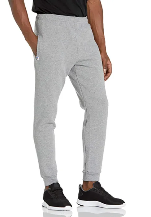 Russell Athletic Dri-Power Fleece Sweatpants & Joggers, Moisture Wicking, With or Without Pockets, Sizes S-4X Open Bottom Large Black - Joggers
