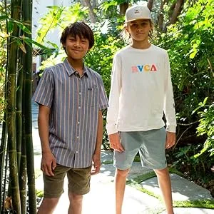 RVCA Boys' Adjustable Snapback Trucker Hat One Size Boys Rvca Trucker/Black - rvca boys