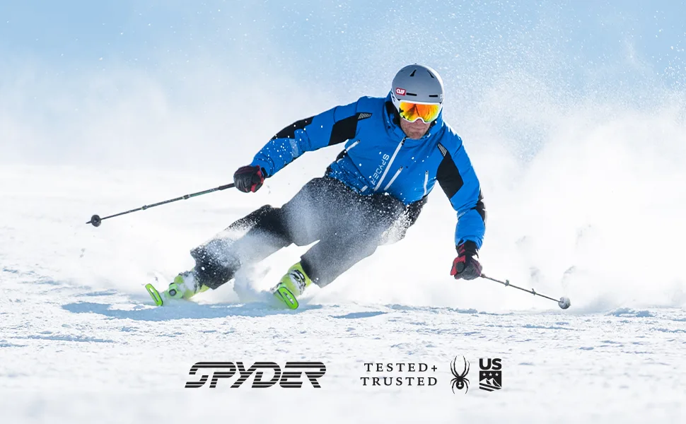Spyder mens Pro Liner Socks Ebony Citron Medium - Spyder F21 Men