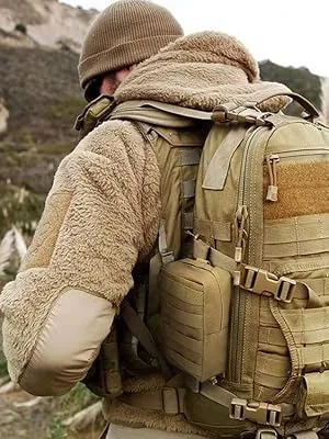 Tacticool 2 Pack Molle Pouches - Tactical Compact Water-Resistant EDC Pouch 2 Pack-Black - 1 pic