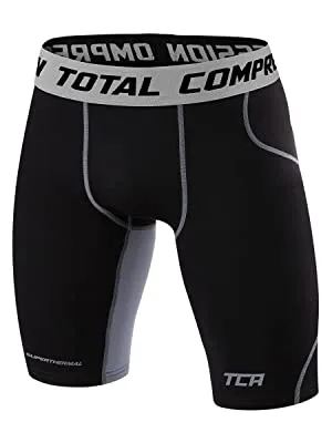TCA Boys' SuperThermal Compression Base Layer Thermal Under Shorts Black Stealth 8-10 Years - product information 4