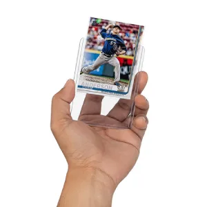 TitanShield 3" x 4" Platimum Quality Seamless Toploaders Top Loader Sleeves for Collectible Trading Cards (100 ct.) - TitanShield 3