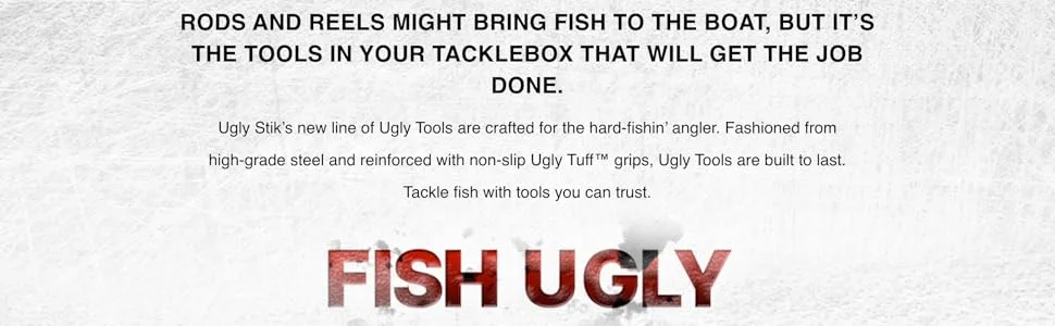 Ugly Stik Ugly Tools 9in Fishing Pliers, Black, USTOOL9PLIERS - Ugly Stik Tools Description