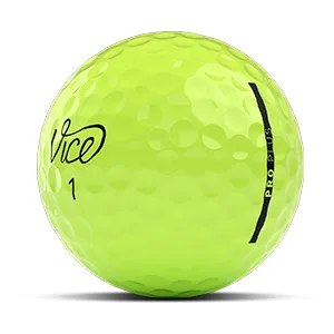 Vice Golf PRO Plus 2020 | 12 Golf Balls | Features: 4-Piece cast Urethane, Maximum Distance, Reduced Driver Spin | More Colors: NEON Lime/RED | Profile: Designed for Advanced Golfers - PRO PLUS NEON LIME