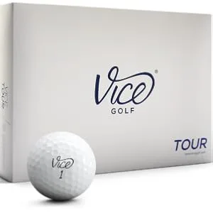 Vice Tour Golf Balls WHITE - golf balls, golf