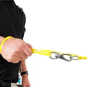 WICKED Scuba 316 Stainless Steel Multipoint Reef Hook 4-6 Ft. Length Lemon Fish Yellow - Reef Hook