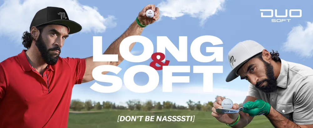 WILSON Staff Duo Soft Golf Balls - 12 Pack White - DUO Long & Soft